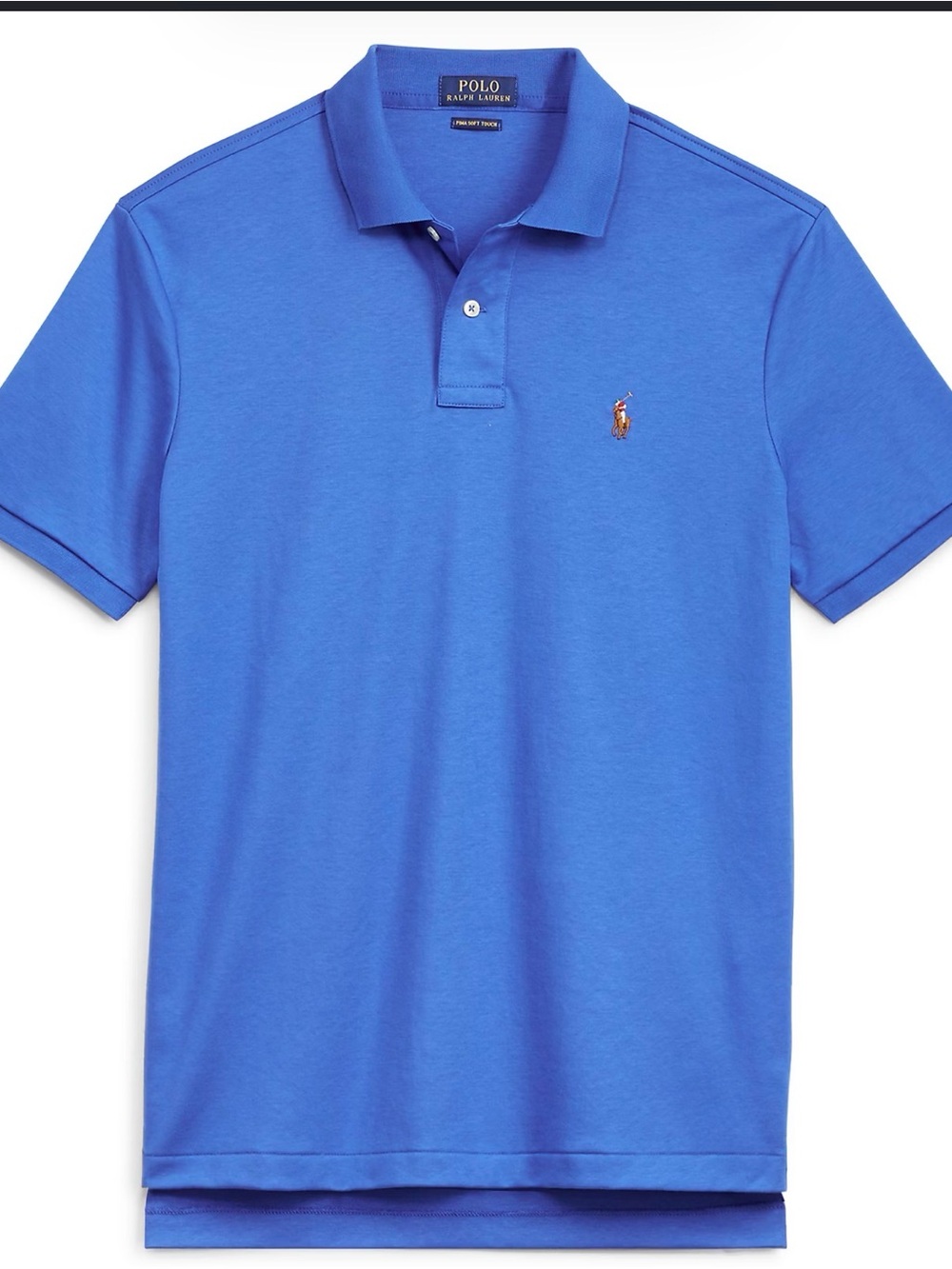 Polo Ralph Lauren Men’s Royal Blue Short-Sleeve Polo Shirt Preppy Coastal 3X